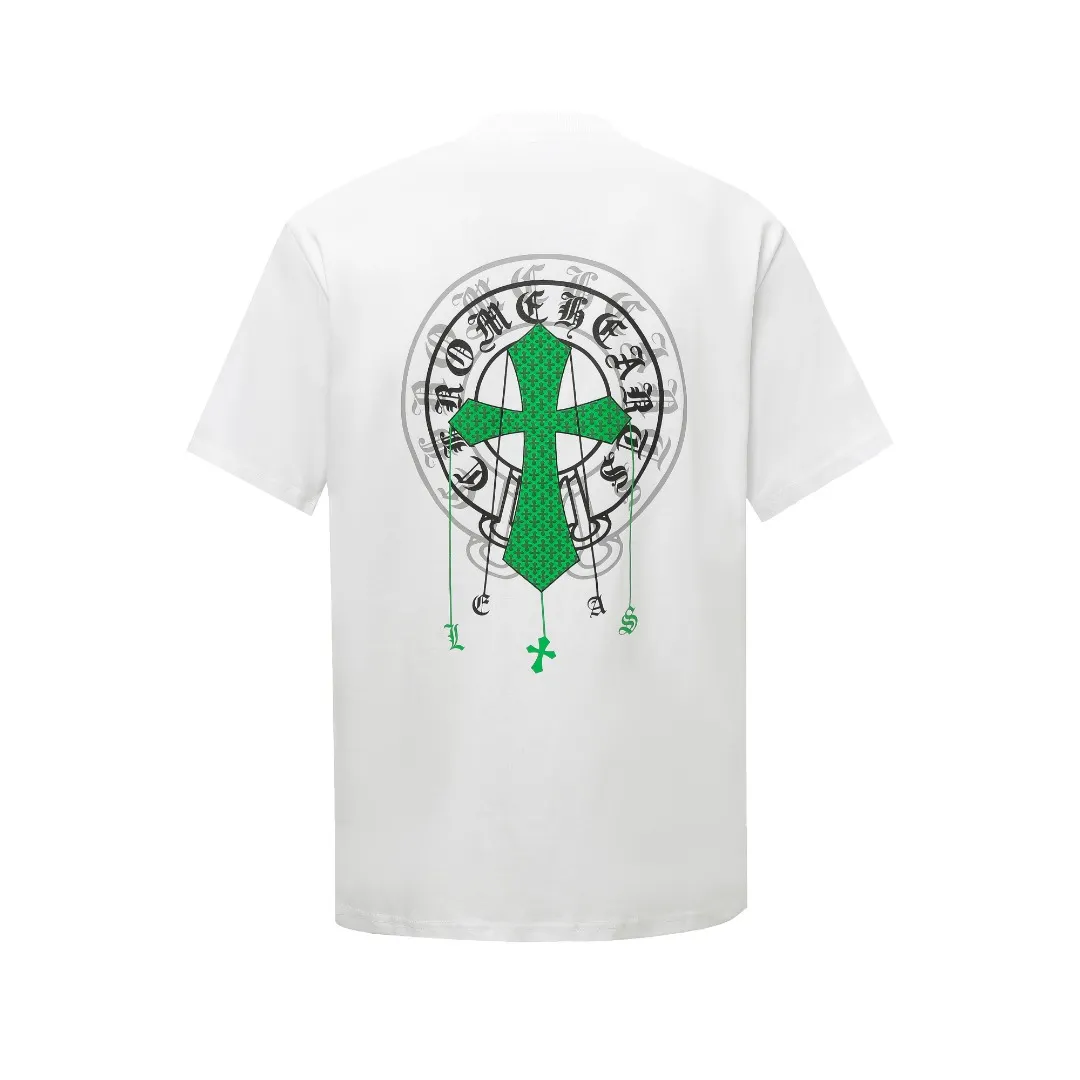 P160 Chrome Hearts* Chrome Hearts are made of 300g double yarn fabric, 1*1 Solona rib, imported digital white ink front and rear direct spray + foaming, 3D relief effect, in the perfect blend of fashion and science, a feast of precision and color, high-definition color details, green and environmentally friendly concepts, loose version, same style for men and women. Color: Black White Size: XS S M L